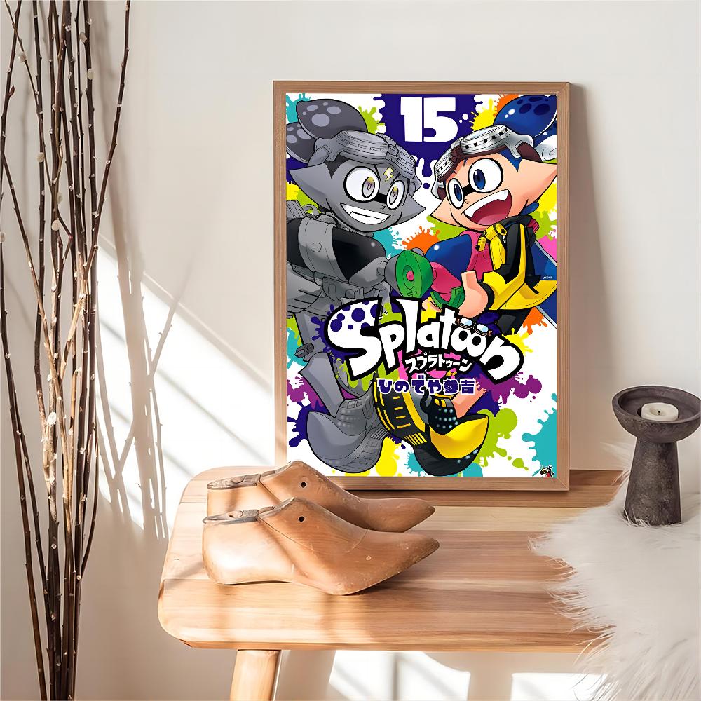S-Splatoons serie joc DIY Poster Adeziv Fantezist Autocolant de Perete pentru Decorare Living Bar Decor de Perete