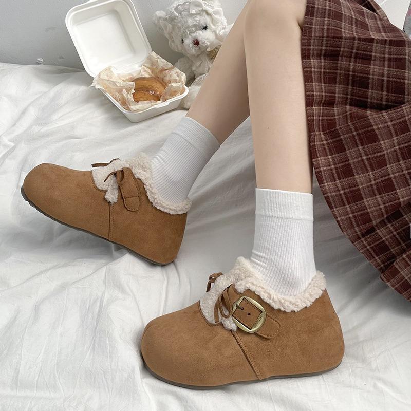 

Флис женские зимние женские туфли зимние новые пушистые туфли женские носят педаль термохлопковые туфли женские 40 верблюд