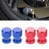 Dustproof Waterproof High Visibility Motorcycle Wheel Tire Valves Caps, Enhancing Safety Styles with Simple Installation