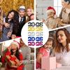 2026 New Years Glasses Bling Eyewear Decors 2026 Happy New Year Eyeglasses 5 Pieces For Photo Props Men Women Family Guests