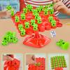 1 set Frog Balance Toy Educational Focus Training Toy Parent- Child Party Multiplayer Puzzle Game Toys Festival Party Gifts