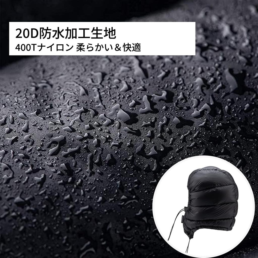 Naturehike Winter Down and Warm for Camping and Hiking Hat, 750FP, Ultra-Lightweight, Windproof,