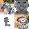 Pelúcia Super Mario 28cm Mario Prata Posição Sentada Mario de Metal Atacado