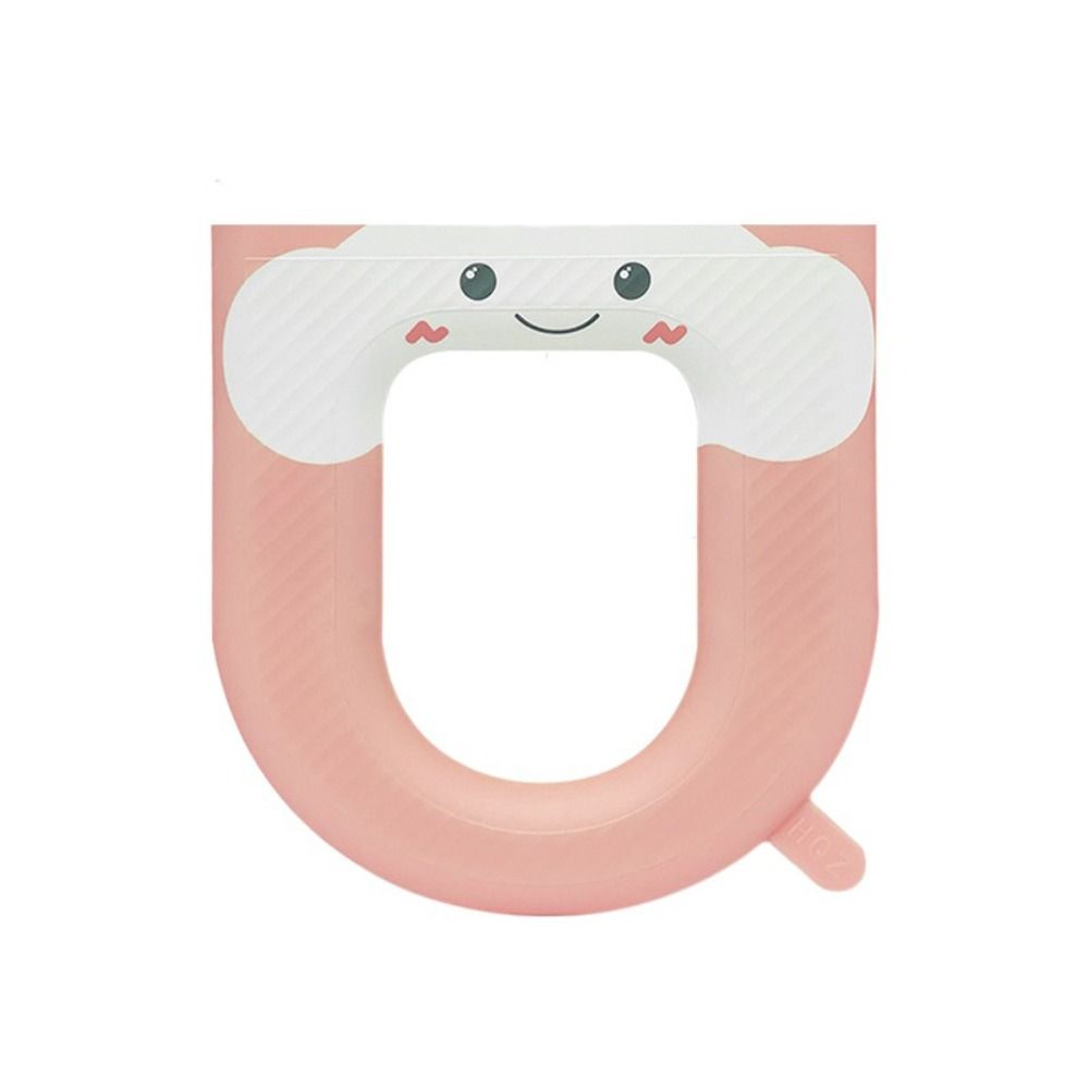 

Универсальная крышка для унитаза EVE с ручкой, коврик для унитаза, мягкая подушка для сиденья унитаза, бытовая розовый