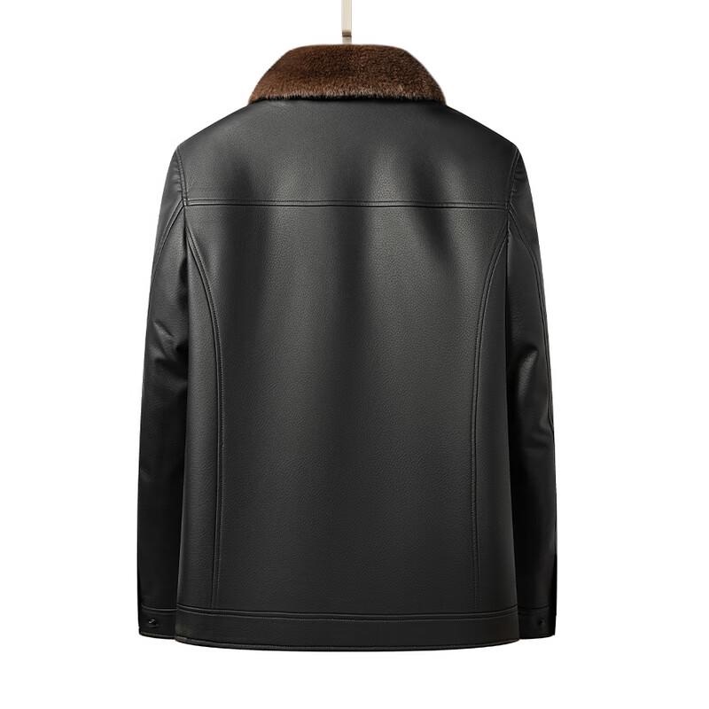 Herren Lederjacke mit Stehkragen aus Lammleder