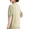 Mom's Summer Ice Silk Short-Sleeve T-Shirt for Women 50+, Stylish Top for Middle-Aged and Elderly