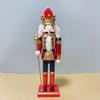 1Pcs 30Cm Cartoon Walnut Soldier Home Decoration Christmas Ornament Wooden Nutcracker Puppet Desktop Decor