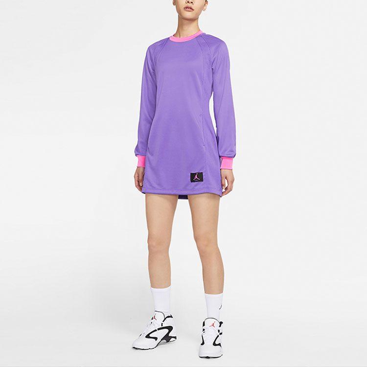 Jordan Long Sleeved Dress Women's Subtle Purple Pink DA1535-511