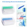 Interdental Silicone Brushes 100/160 Units Dental Toothpicks Brush Between Teeth With Thread Oral Cleaning Tools