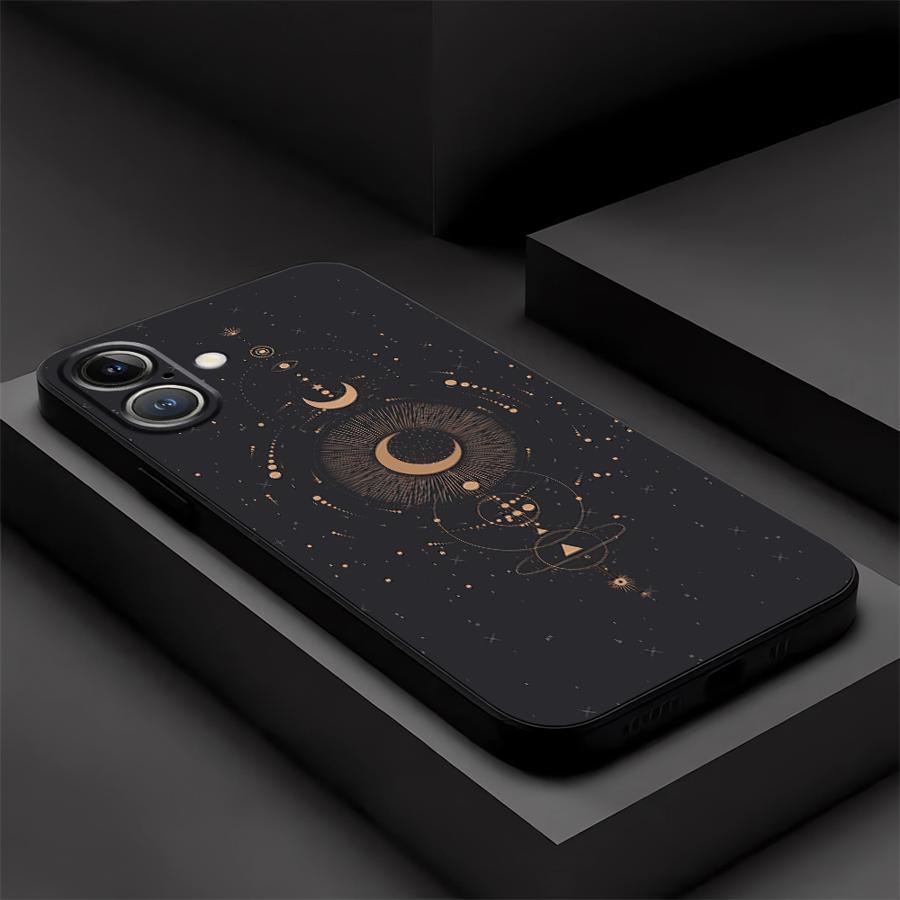

Чехол для телефона Темная Ночь Лунный Свет Мягкий Чехол Подходит для iPhone17 16 15 14 13 12 11Pro/Max/Plus Противоударный Задняя Крышка For iPhone 11PROMAX