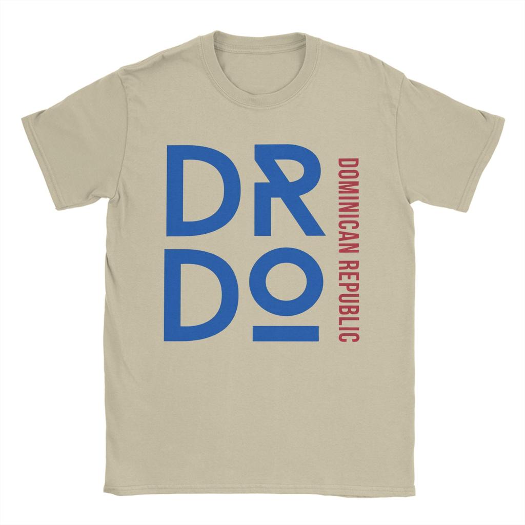 Lettering Design DR Dominican Republic Summer  100 Cotton T Shirts For Unisex Harajuku Loose Tee Shirt Short Sleeves Y2K Top Tees