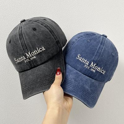 Women's Embroidered Letter Baseball Cap, Casual Fashion, Lightweight Polyester, Hand Washable, Versatile, Letter Embroidery, Baseball Cap