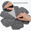 Lot de 12 protège-casseroles (3 tailles) -Protections pour ustensiles de cuisine-Protège et sépare les casseroles et poêles -Gris