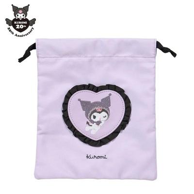 Sanrio KUROMI Drawstring Bag Japan NEW Sanrio Characters