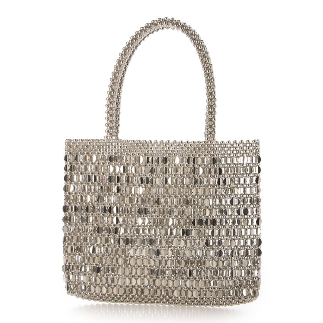 Arkadia Japan Women's Metal Bead Mini Tote Bag