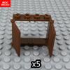 MOC Bricks Fence Railing Window Stairs Ladder Gate DIY Garden House Architecture Accessories Building Blocks Children's Toys