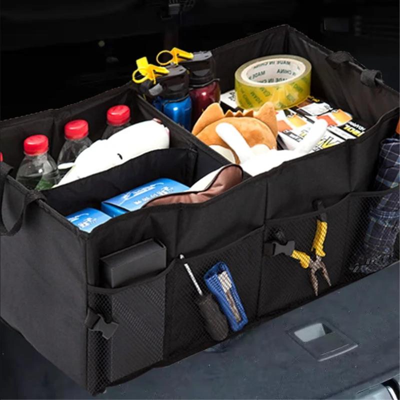 Environmentally Friendly Foldable Large Capacity Car Trunk Storage Box Wear-resistant And Waterproof Suitable For Car SUV Trunk