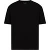Solid Color Straight Cut Pullover Round Neck Short Sleeve T-Shirt Men Tops Black 6D1T7P-1JHIZ-0028