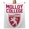 Molloy College Throw Blanket Soft Sherpa Fleece Warm Blanket for Winter