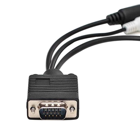 Kabel adaptera konwertera VGA na S-Video Composite AV TV 3 RCA