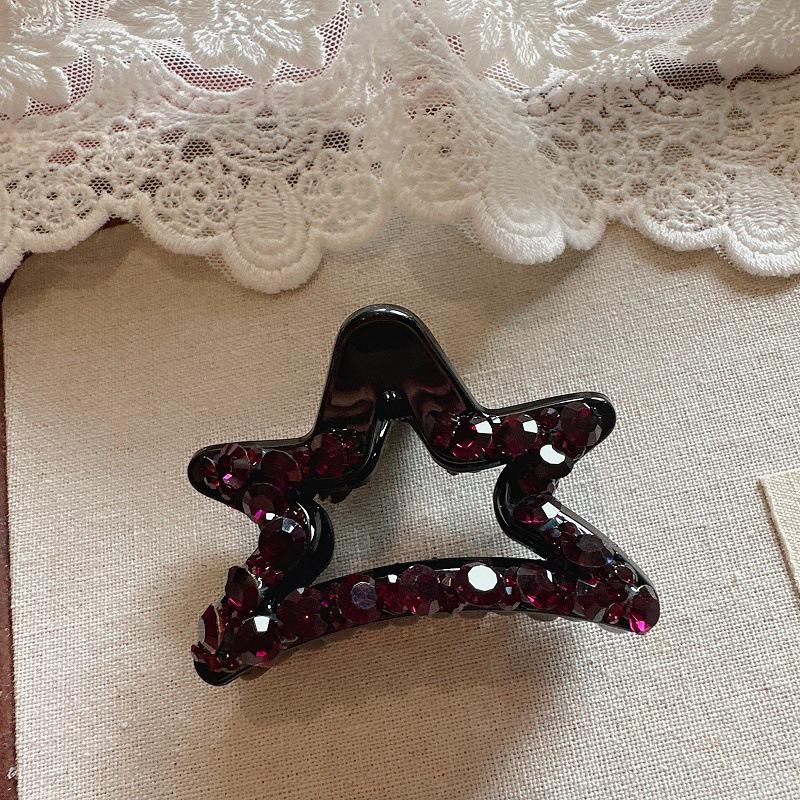 

Корейская заколка-краб для волос с высококачественными стразами в виде акулы для женщин