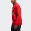 Adidas Beijing Crew Neck Long Sleeve Sweatshirt Men Sweatshirt Red GN8018