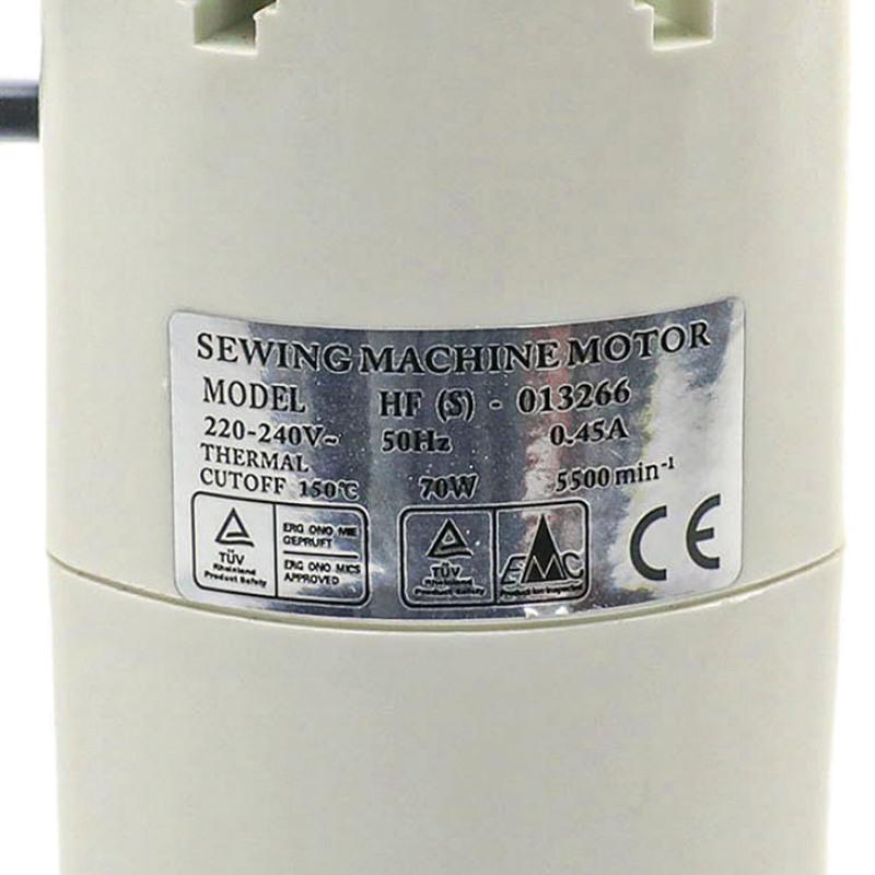 Motore per Macchine da Cucire Domestiche 70W, 220V, Puleggia a 9 Denti