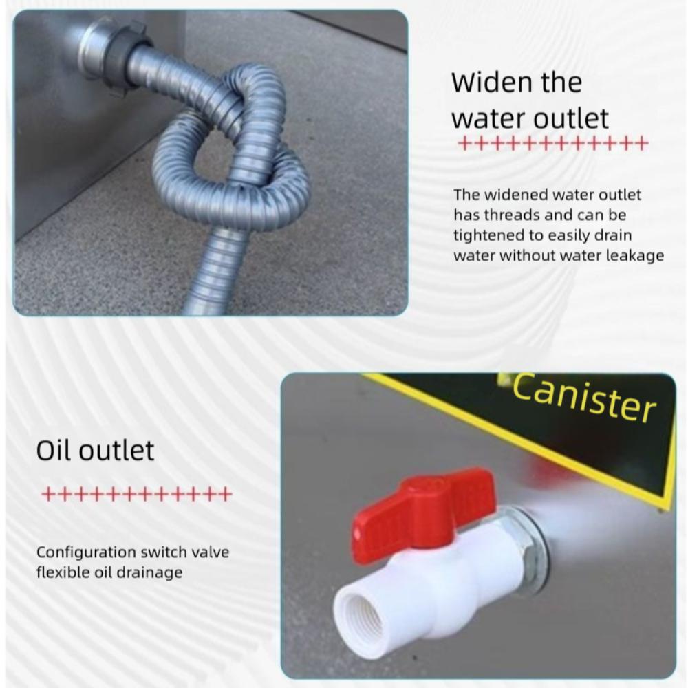 Stainless Steel Grease Trap with Handle Incrassation Interceptor  Kitchen Catering