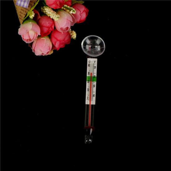 Aquarium Fish Tank Suction Cup Thermometer Water Temperature Measuring Tool