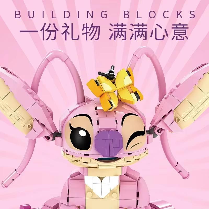 Stitch Angel Night Fury Action Figure Assembly Model Kit Desktop Ornament Doll Boys' Girl Puzzle Toys Festival Gift Collectible