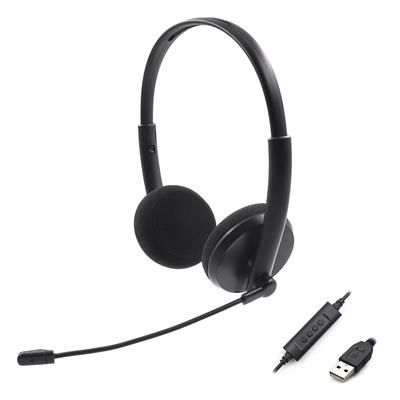 USB Headset Noise Cancelling Headset Headphone with Mic Volume Control Function Noise Cancelling Headset Earphone