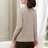 Paster Damen Winter Fleecegefütterter Warmer Strickpullover
