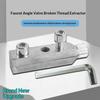 1 Set Faucet Valve Broken Thread Extractor Screw Removal Tool Broken Bolt Extractor Kit For Home Industrial Plumbing