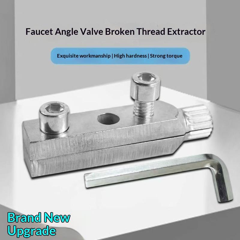 1 Set Faucet Valve Broken Thread Extractor Screw Removal Tool Broken Bolt Extractor Kit For Home Industrial Plumbing