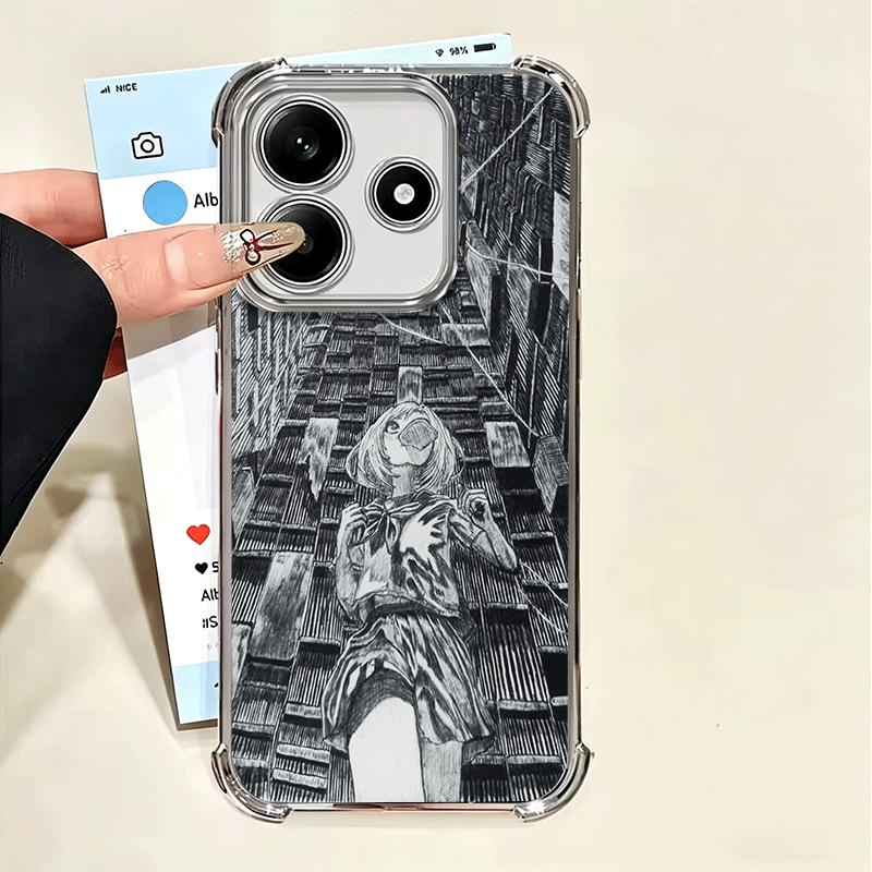 

Ультра-перспектива Аниме Мягкий чехол для телефона Для Xiaomi Poco X7 X8 Pro Max X6 X5 X3 F8 Ultra F7 M8 M7 M5S Redmi 15C 15A 15 14C 13C Xiaomi Poco X7