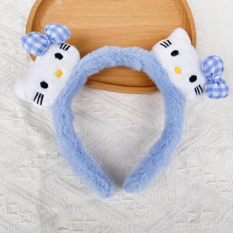 Cartoon Plush Headband: Cute Hair Accessory for Women & Kids, Perfect for Face Washing