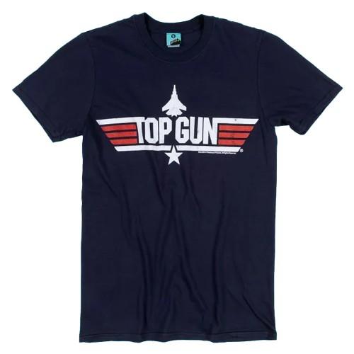 Top Gun Mens Viper Back Print T-Shirt