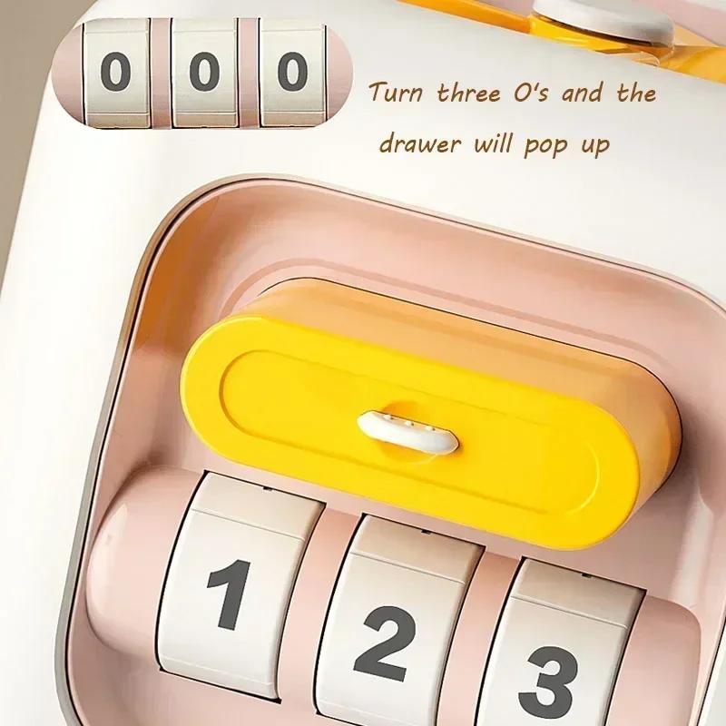 Non-Toxic 6 In 1 Montessori Educational Toys Sensory Busy Board Baby Practice Skills Drawer Cube Fidget Educational Toys For Children