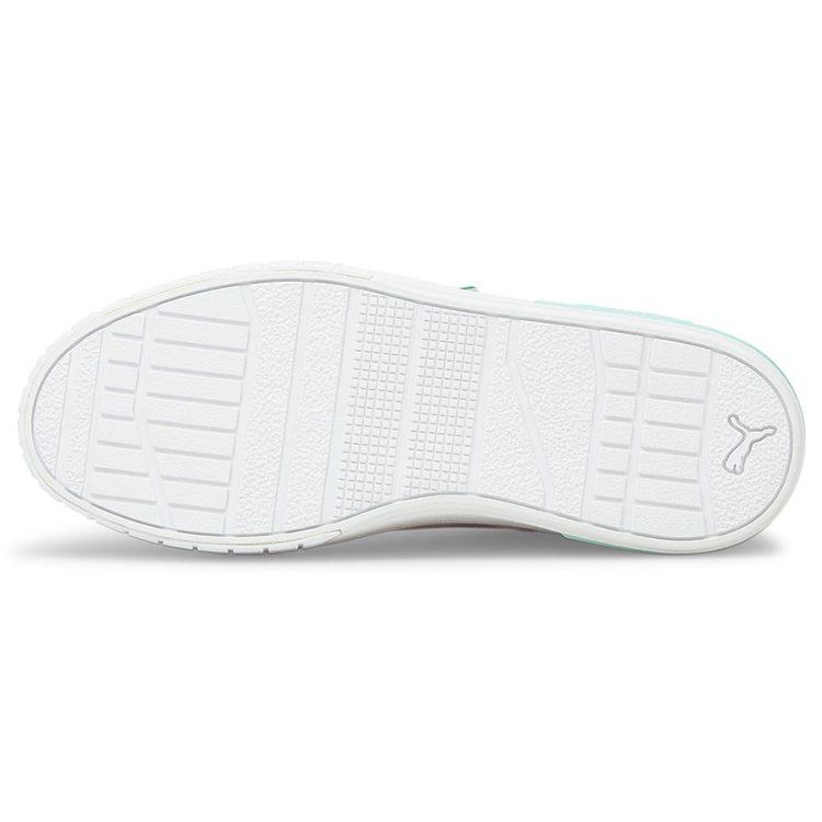 Puma Cali Star Lights Platform Shoes White/Green/Orange Women's 381609-01