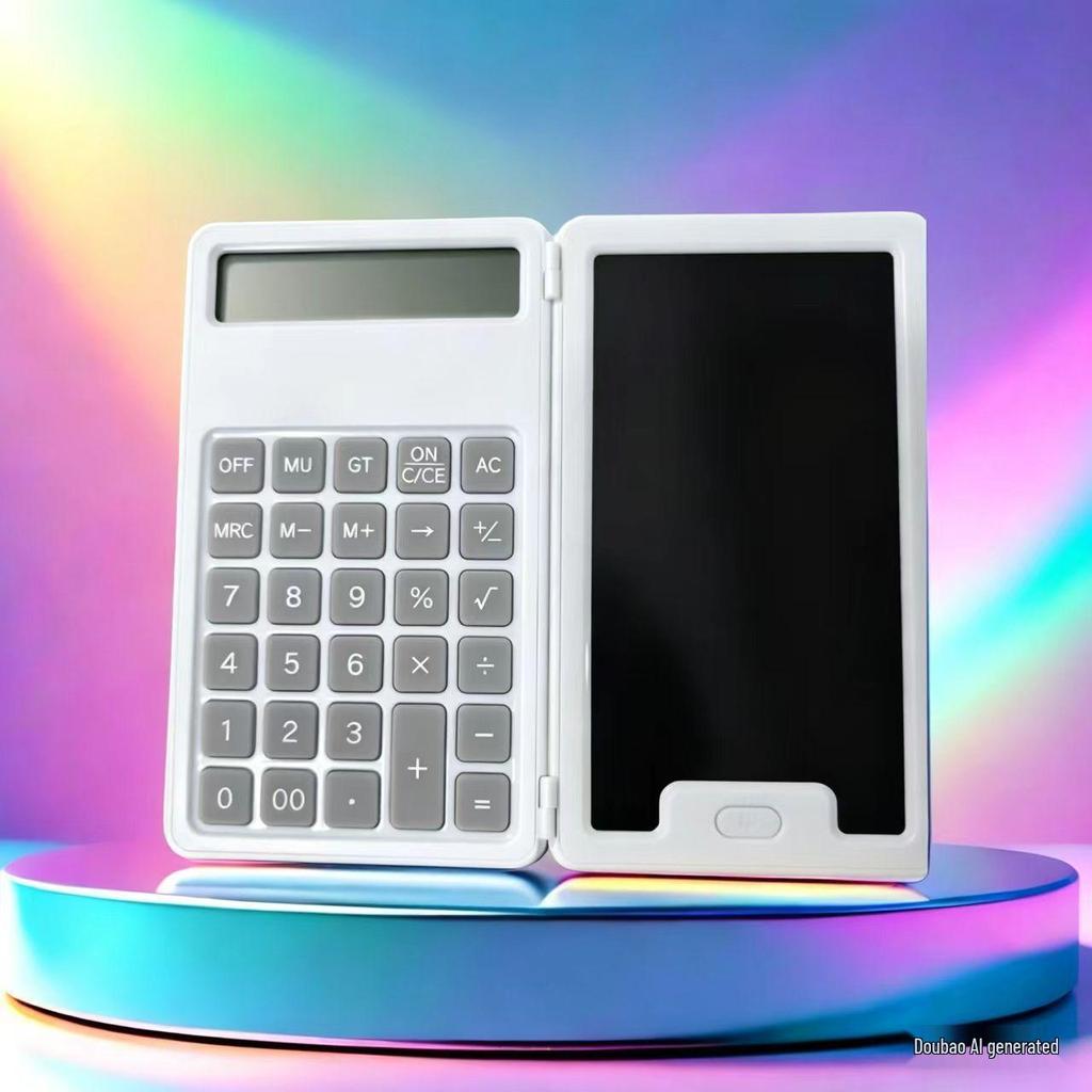 Multifunctional Portable Mini Calculator with Handwriting Board - Perfect for Business, Student, and Office Use
