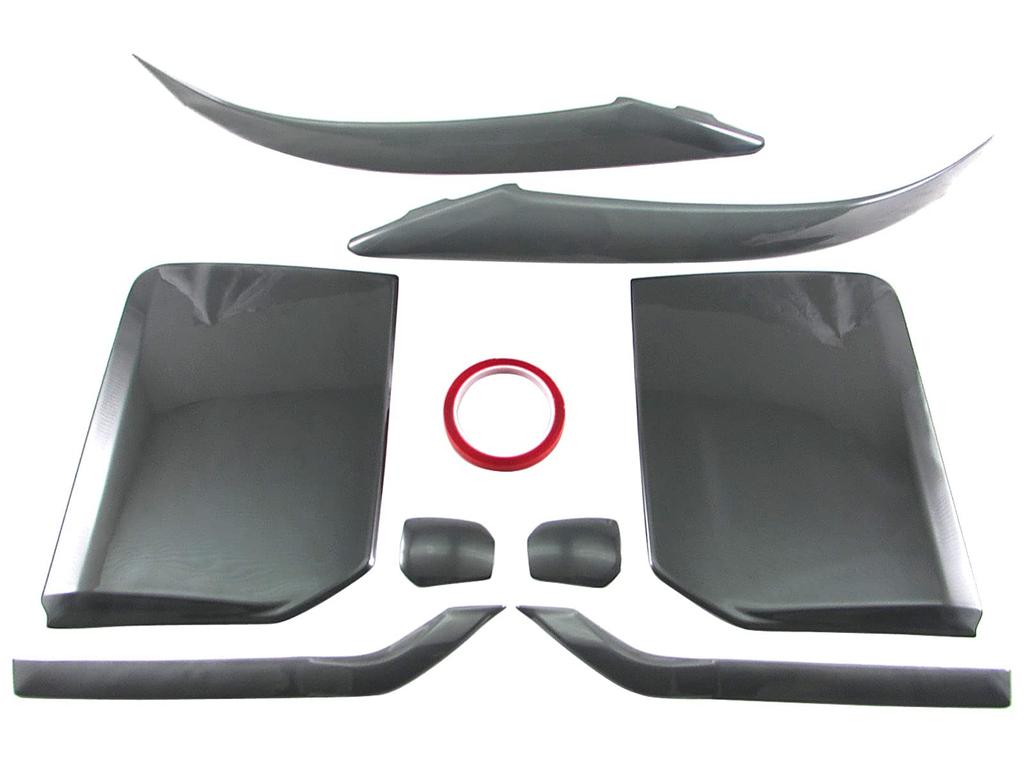 BRIGHTZ Smoked Headlight Cover Set for Delica CV1W CV Diesel D5 [SMO-FRO-052] CV1, D5,