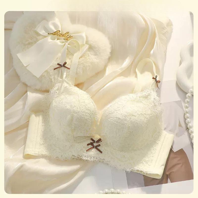 

Female Autumn and Winter Thickened Small Chest Gathering Show No Underwire To Receive Auxiliary Breast Adjustment Underwear 36/80AB шампанського