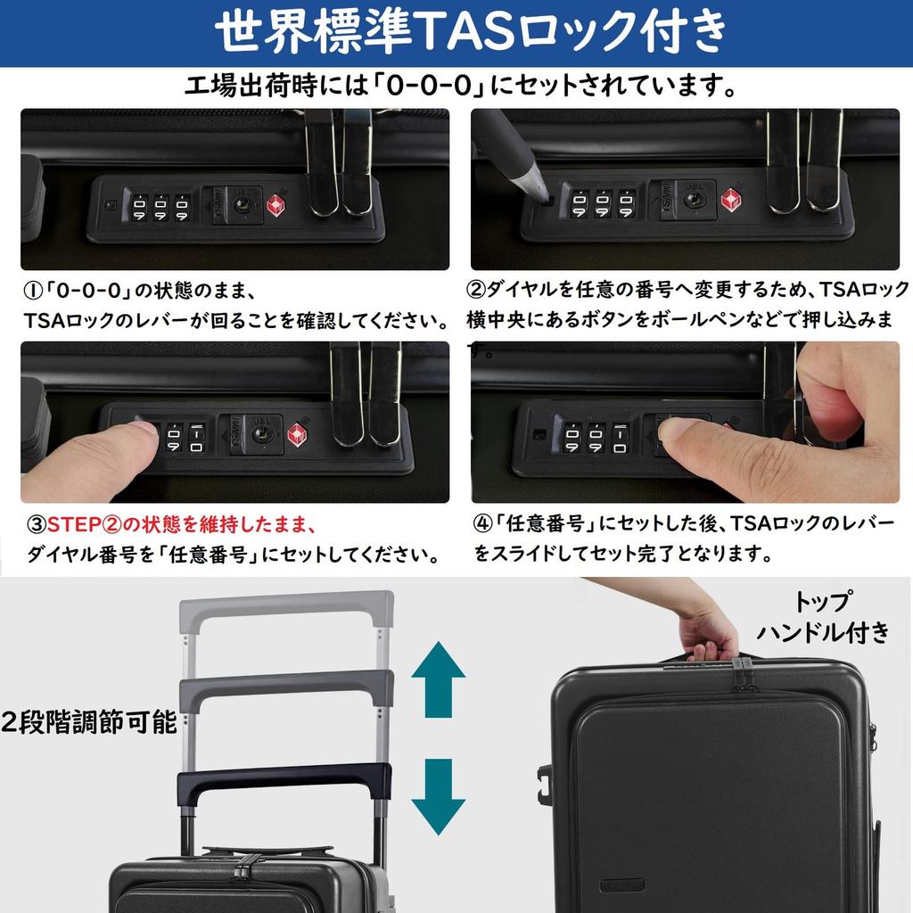 Hanana Suitcase with Vacuum Compression Bag and Electric Large Capacity Fits Holds up to 70L with Compression Wide Carry Front TSA Double for Business