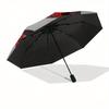 Ronaldo Automatic Opening and Closing Umbrella, Compact Travel Umbrella, Lightweight and Portable, Suitable for Beach Commuting Business I