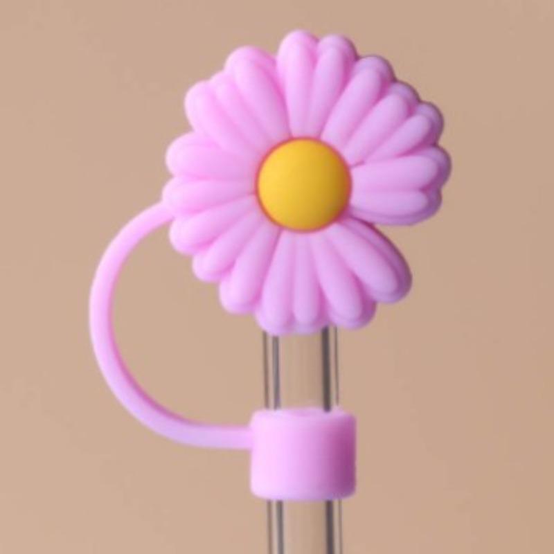 Pen Cap, Cute Girl, 8mm Inner Diameter, Protective Dust Cover, Cute Straw Cap, Straw Cover, Cartoon