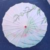 84cm Vintage Chinese Umbrella Silk Cloth Japan Cherry Blossoms Umbrella Home Hotel Ceiling Decor Anime Festival Umbrella Props