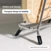 Multi-functional Pot Lid Holder Simple Style Stainless Steel Board Stand Integrated Structure Durable Countertop Organizer