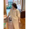 Popular Korean Soft Waxy Sweater & Midi Skirt Knit Set for Women - Autumn 2025 Fashion