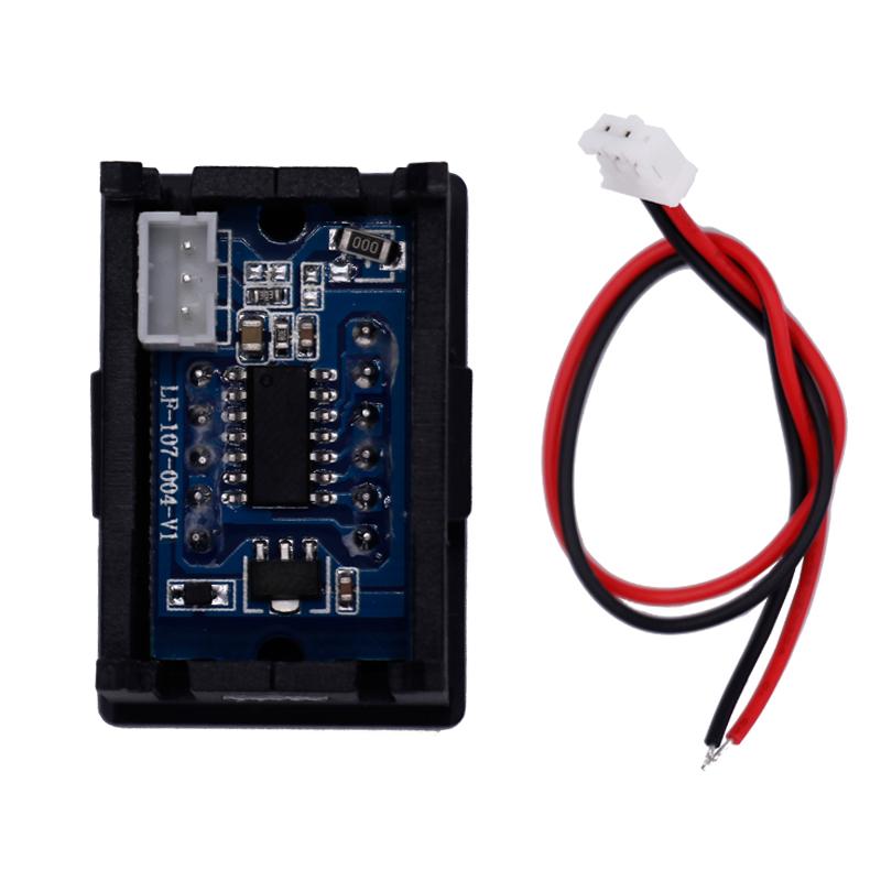 Mini Digital LED Display Voltmeter 3 Bit Voltage Meter Voltage Tester Detector for Car Motorcycle Measuring Instruments