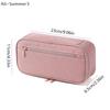 1PC Pen Storage Bag Pencil Case 2 Layer Large Capacity Cosmetic High Quality Study Supplies Simple Student Stationary Boxes